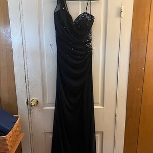 Xscape formal dress. Size 8 Dark Blue